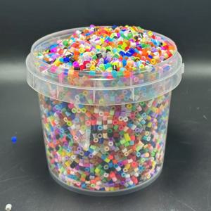 TEMU 7000pcs 24-Color 5mm 비즈 세트 액세서리 포함 - DIY 퍼즐 및 공예 비즈 보드, 플라스틱, 창의적인 프로젝트 및 가정 장식에 이상적, 공예 용품| 비즈 세트|플라스틱 비즈 보드, 비즈 공예 용품