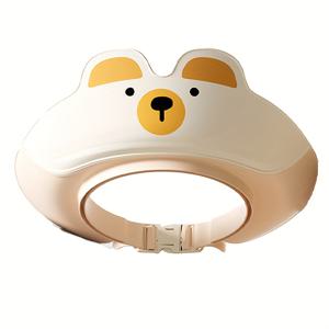 TEMU 1pc 아기 샤워 모자, 눈과 귀에 들어오는 폼을 방지하기 위한 아기 샤워 모자, 물과 샴푸 도구를 아기로부터 유지하기 위한 아기 샴푸 배수 반지