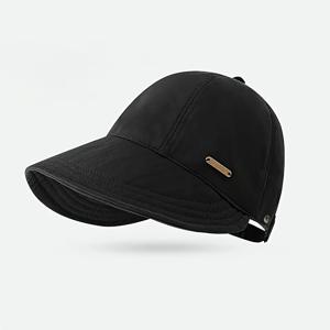 TEMU 여성용 경량 접이식 야구 모자, 조절 가능한 넓은 브림 얼굴 마스크 - 통기성 있는 원단, 봄 여름 캐주얼 및 야외 착용용 10+ 색상 (베이지/검정색/흰색/회색/갈색), 다용도 헤어웨어, 영화 테마 디자인, 내구성 있는 헤어기어