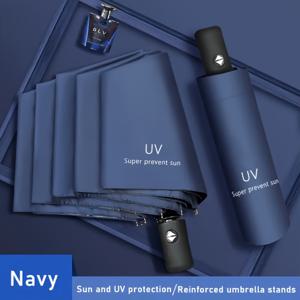 TEMU 일곱 가지 색상, 초강력 자동 접이식 우산 - 8개의 철제 리브로 제작된 스타일리시 캐주얼 디자인. 가볍고 튼튼한 데일리 아웃팅에 이상적인 선택