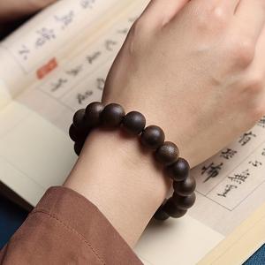 TEMU 1개 천연 아가르우드 기도 구슬 - 부드러운 구슬이 있는 우아한 갈색 나무 십자가, 여성 및 남성을 위한 영적 명상 주얼리, 생일/기념일/결혼식/발렌타인데이/어머니의 날/크리스마스/추수감사절/새해 선물 - 일상적인 시간리스 엘레강스