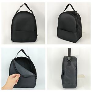 TEMU 지퍼 클로저가 있는 휴대용 미니팬 수납백 - 캠핑, 낚시 & 여행을 위한 고품질 아웃도어 정리함 - 이동식 손잡이와 메쉬포켓이 있는 컴팩트하고 가벼운 디자인 - 미니팬, 방충제 & 소형 기기 수납에 적합 - 남녀공용 (블랙)|캠핑선풍기