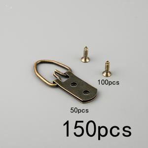 TEMU 100/150개 50개 후크 + 50개 나사/50개 후크 + 100개 나사 빈티지/실버 철제 사진 액자 걸이 링, 보이지 않는 톱니 걸이 링, 홈 데코 및 공예 애호가용, 사진 액자 제작,DIY 장식,톱니 모양 디자인,레트로 스타일,철 후크,디스플레이 후크,홈 데코레이터