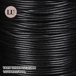 TEMU 15Mm 160야드 인조 가죽 모조 실, 크로셰 가방, 지갑, 비치 모자, 보석 제작 및 기타 수공예 재료에 사용되는 손뜨개 실에 완벽함. 이 매트 브레이드 가죽 코드는 비탄성 원단 스트립 로프입니다|뜨개실|가죽가방