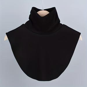 TEMU 여성용 탈부착 가능한 모크 칼라 - 블라우스, 재킷, 드레스용 라펠 칼라 - 화이트 페이크 칼라로 즉각적인 스타일 업그레이드, 레이어드 룩 (무봉제 접착식/드라이클리닝) - 다용도 세미셔츠 칼라