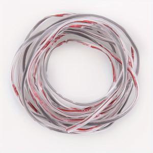 TEMU 5M/196.85인치 투명한 자동차 도어 가장자리 PVC 스크래치 보호 스트립, 자동차 방지 충돌 밀봉 스트립, 도어 방지 스크래치 투명 스트립