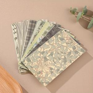 TEMU 60 시트 레트로 문학 핸드북 장식 재료 스크랩북 DIY 사진 앨범 재료 플래너 저널링, 정크 저널, DIY 공예용 종이 팩