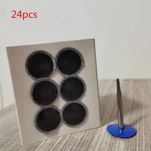 TEMU 24개입 45mm 폭 버섯형 타이어 패치 - 자전거, 삼륜차, , 농기계, 트럭 및 다양한 휠 수리용