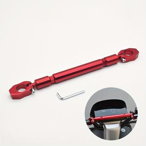 TEMU 1개 다색 CNC 알루미늄 합금 두꺼운 모델 업그레이드 모델 텔레스코픽 수평 바 후방 거울 수정 키트 다기능 내비게이션 강화 확장 브래킷 확장 밸런스 바 차량 자전거 전기차 스쿠터 범용 모델