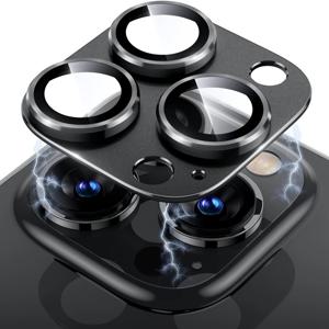 TEMU 아이폰 17/16/15/14/13/12/11 프로 맥스 시리즈용 풀커버 강화유리 카메라 렌즈 보호필름