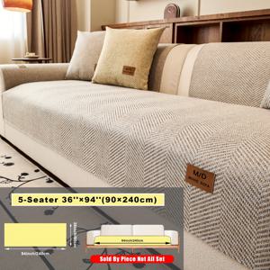 TEMU 1pc 인조 면 MD 단색 인조 면 라벨 소파 쿠션, 유럽과 미국에서 인기가 많은 현대적인 섹션얼 소파 커버, 애완동물 친화적인 소파 프로텍터, 미끄럼 방지 파티클이 포함된 다용도 소파 가구 커버, 거실, 침실, 사무실에 적합합니다.|쿠션커버