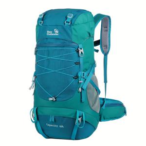 TEMU 1개 NEWTAG 50L 헤비듀티 올테레인 하이킹 백팩, 조절 가능한 힙 벨트 및 다중 구획 디자인, 대용량 아웃도어 캠핑 백팩, 내구성 있는 트레킹 팩, 여행용 - 무거운 짐용|힙색|등산가방