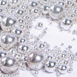 TEMU 85g, 반짝이는 진주 장식 부자재, 베이킹용, 골든 케이크 키트, 베이킹 장식, 생일 파티, 결혼식 행사 및 파티 용품, 크리스마스 장식에 적합