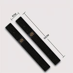 TEMU 2개 세트 50cm 자동차 안전벨트 어깨 패드 - 부드러운 쿠션 처리, 보라색 꽃무늬 디자인, 대부분의 차량에 적합, 내구성 있는 소재로 사계절 편안함과 스타일, 스캘럽 에지 디자인, 내마모성 커버, 고품질 패딩, 가족용 차량 액세서리