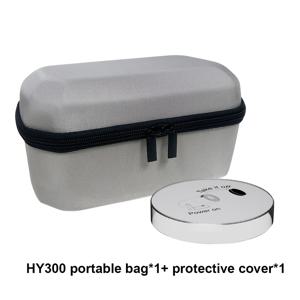 TEMU HY300/HY300 PRO/HY300 PRO HIFI 프로젝터용 하드 여행 케이스 - 렌즈 커버 포함, HY300 Pro/HY300 Pro HiFi 호환, 방진·방충·내구성 강화 보호 가방, 홈시어터 액세서리, 컴팩트 디자인, 사무실 및 여행용 프로젝터 캐리어 백, 내구성 강화 소재, 영화 애호가를 위한 스크래치 방지 하드 쉘