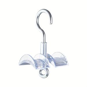 TEMU 1개 다용도 헤비듀티 옷걸이 후크 - 360° 회전 가방, 넥타이, 스카프 걸이형 수납 - 공간 절약형 옷걸이 - 홈, 오피스, 호텔용 여성 패션 액세서리 정리대, 내구성 플라스틱 제작