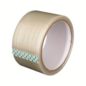 TEMU 섬유 강화 포장 테이프 | 와이드 투명 헤비듀티 양방향 필라멘트 스트랩핑 테이프 (택배/가정/학교용)