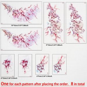 TEMU 8개의 귀여운 뱀뿔, 물고기뿔, 피부뿔, 컬러풀한 COSPLAY 화려한 불꽃놀이 타투 스티커 세트, 방수, 오래 지속, 현실적, 가슴, 팔, 허벅지에 부착 가능, 1-5일 지속, 개인화된 타투 스티커, 트렌디한 타투 스티커, 여성용 임시 타투|타투스티커
