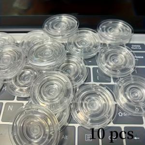 TEMU 10개 투명 접착식 휴대폰 홀더, 접이식, 투명 에어 프레임과 호환되는 휴대폰용, 내구성 있는 플라스틱, 쉬운 설치, 핸즈프리 시청에 이상적, 휴대폰 홀더, 차량용 에어 필터, 차량용 에어 필터, 그립 토크 액세서리, 휴대폰 스탠드/홀더/지원, 모바일 스탠드 홀더|그립톡