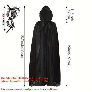 TEMU 벨벳 케이프 & 마스크가 포함된 할로윈 코스튬 세트 2개 - 블랙 & 옐로우, 폴리에스터, 카니발, 공연 및 테마 파티용 캐주얼 스타일, 테마 파티 의상|캐주얼 스타일|폴리에스터 원단, 배터리 없음, 할로윈 의상, 할로윈 의상, 인형탈, 할로윈 코스프레, 할로윈 코스튬 여성, 헤어악세사리, 할로윈코스튬, 헤어 악세사리, 집게핀