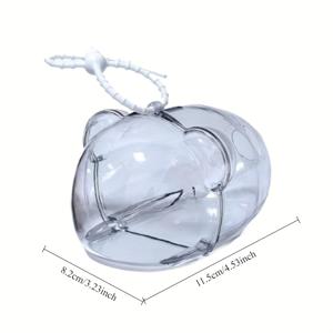 TEMU 1개 투명 방진 인형 보관함, 인형 보호 케이스, 방진 상자, 보관 가방, 인형 액세서리, 투명 보관 상자, 기념품 상자, 울보 인형, 보관 상자 & 정리함, 할로윈 선물, 크리스마스 선물