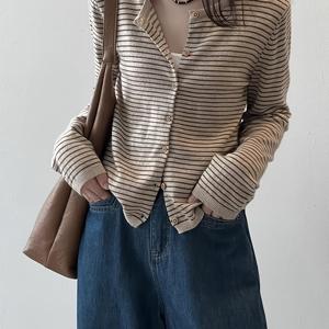 TEMU 여성용 시크 가디건 재킷 - 긴소매 라운드넥 스웨터 코트, 세로 , 가볍고 편안한 가을/겨울 캐주얼 & 포멀룩, 가디건 스웨터, 가을 패션, 스타일리시 니트, 오피스룩, 가디건 여성, 니트 가디건