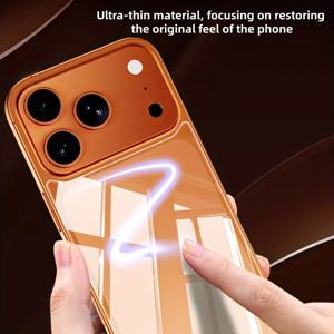 TEMU 2-in-1 필름 보호 필름: 아이폰 17/17 Pro/17 Air/17 Pro Max 시리즈용 1개의 초고투명 하이드로겔 백 스티커 + 1개의 렌즈 보호 필름, 스크래치 방지 & 지문 방지 풀 커버리지 보호 커버, 스크린 보호, 매끄러운 핏, 부드러운 터치