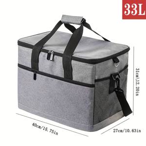 TEMU 대용량 알루미늄 호일 방수 점심 가방