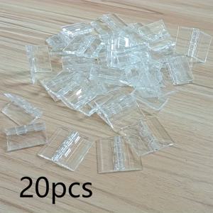 TEMU 20개 튼튼한 투명 아크릴 힌지 - 투명 보관 상자에 완벽