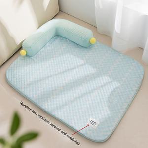 TEMU 여름용 애완동물 냉각 목 L자형 베개 쿠션 강아지 침대 고양이 매트 펫 네스트