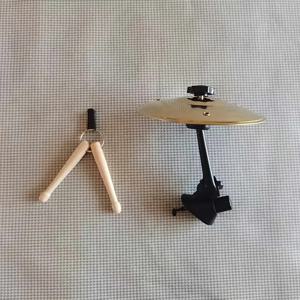 TEMU 1 BRIARTW 자동차 심벌 세트 (드럼 스틱 2개 포함) - 뮤지션 및 재즈 애호가를 위한 필수품, 드럼 스틱 2개, 탬버린 1개, 휴대용 케이스 1개 포함, 내구성 좋은 메탈 마감, 로드 트립 및 엔터테인먼트에 적합, 로드 트립 필수품|세련된 메탈리