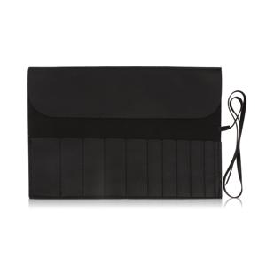 TEMU 롤업 메이크업 브러쉬 홀더, 메이크업 브러쉬 주최자, 여행용 메이크업 브러쉬 가방 여성용 화장품 가방 파우치 눈썹 연필 브러쉬 메이크업 - 브러쉬는 포함되지 않음|눈썹펜슬