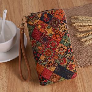 TEMU 레트로 스타일 핸드백, 플로럴 프린트 멀티 레이어 퍼스, 데일리 유스 퍼펙트 클러치