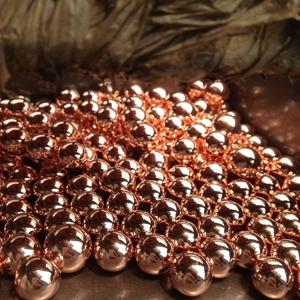 TEMU 정밀한 구리 코팅 스틸 비즈, 5.97mm 및 4.5mm, 탄소 스틸 재질과 Z 베어링 접미사 코드