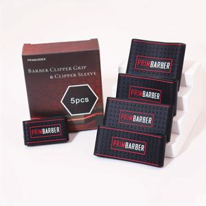 TEMU 이발용 클리퍼 밴드 5개 세트, 미끄러지지 않는 이발용 슬리브, 이발용 클리퍼 홀더 도구, 선물 상자 세트, 아버지의 날 선물 휴일 선물