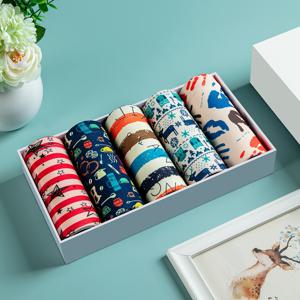 TEMU 남성용 신축성 속옷 5pcs 세트, 편안하고 통기성 좋은 플랫 앵글 속옷, 데일리 캐주얼 남성 반바지, 레저 쇼츠,데일리 언더웨어,탄력 있는 허리밴드,부드러운 소재,부드러운 질감,멀티팩 속옷,남성용 브리프,일상 필수품