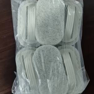 TEMU 6-팩 매직 스펀지 지우개 손잡이 포함 - 플라스틱 욕조 브러쉬, 쉬운 타일, 욕실 및 화분 청소 - 전기 필요 없음 욕실 액세서리|변기부속품