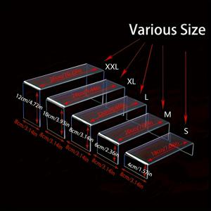 TEMU 5-팩 아크릴 디저트 디스플레이 스탠드 - 컵케이크, 디저트, 초밥을 위한 다목적 파티 디스플레이 랙 - 크리스마스, 할로윈, 하누카, 추수감사절, 어머니의 날에 이상적 - 전기 또는 배터리 필요 없음