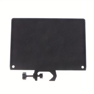 TEMU 휴대폰 거치대가 있는 다용도 마이크 스탠드 트레이 - 가발 스탠드용 안전 클램프, 헤어 도구 및 액세서리에 이상적, 튼튼한 플라스틱, 블랙