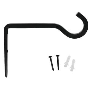 TEMU 새 모이통 및 화분용 헤비듀티 메탈 벽걸이 후크 - 쉬운 설치, 튼튼한 철제 걸이 브래킷 세트와 나사 포함 - 실내외 사용에 적합, 홈 데코에 우아함을 더해줍니다, 후크|화분