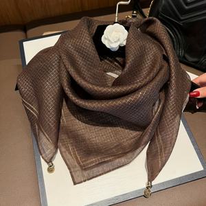 TEMU 우아한 반짝이는 단색 스카프, 골드 스카프, 35.43인치 정사각형 스카프, 해변, 저녁 데이트, 데이 선물에 적합