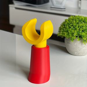 TEMU 1pc 게임 컨트롤러 스탠드, 모듈러 ABS 플라스틱 홀더, 모든 게임 컨트롤러에 적합, 게임러 및 기술 애호가를 위한 창의적인 책상 정리함, 내구성 있는 선물 아이디어