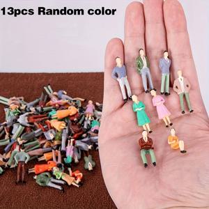 TEMU 모형 기차 세트 & 다이오라마 키트용 1:50 스케일의 생동감 넘치는 ABS 플라스틱 미니어처 인형 세트, 모래 테이블 디스플레이에 이상적, 보관이 용이하고 집중력을 높여줌 - 취미 애호가 및 모형 기차 액세서리에 완벽