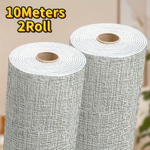 TEMU 2롤 자체 접착 3D 폼 벽지 패널 - 두꺼운 질감의 벗겨지는 비닐 타일, 베이지/그레이/화이트/블랙, 벽, 바닥, 천장용 쉬운 절단 및 설치 - 홈 리모델링, 주방, 침실, 사무실 (접착제 불필요)