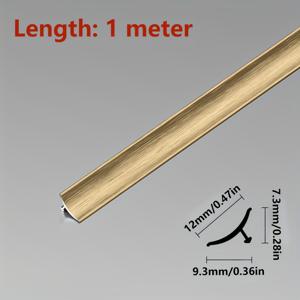 TEMU 알루미늄 합금 곡선 코너 라인 바닥 타일 벽 천장 코너 트림