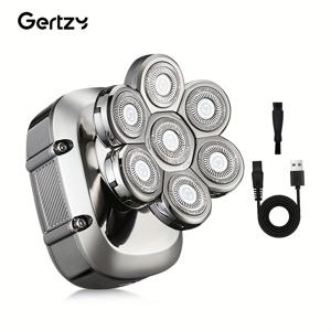 TEMU 남성용 면도기, 7D 다기능 면도날, 3in 1 면도 세트 디자인, 대머리에게 적합, USB 충전, 디지털 디스플레이, 좋은 면도 경험 제공, 완벽한 무선 전동 수염 미용 키트, 휴대하기 쉬움, 선물로 적합