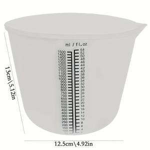 TEMU 2000ml/1500ml/1000ml 대용량 계량컵, 에폭시 수지 드롭 글루 준비 및 주조 도구, 산업용 실리콘 계량컵, DIY 공예 제작에 적합한 크래프트 애호가를 위한 완벽한 선택