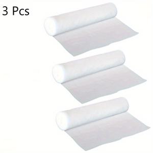 TEMU 고온 저항 부직포 연기 먼지 커버 3롤 주방 오일 필터 메쉬 - 레인지 후드용, 배터리 필요 없음