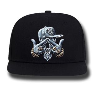 TEMU Fasokoo 남녀공용 힙합 야구 모자 - 래퍼 로고가 있는 조절 가능한 스냅백, 성인용 블랙 스트리트웨어 모자, 스포츠, 낚시 및 캐주얼 착용에 완벽한, 스포츠 모자 | 조절 가능한 스냅백 | 짠 질감, 야구 모자