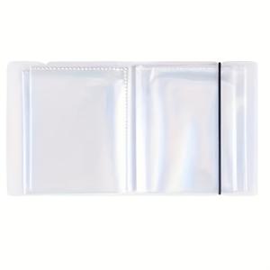 TEMU 1개 A6 투명 방수 포토앨범 - 사진, 카드, 엽서, 네일 스티커, 소형 봉투 및 작품 보관용 내구성 플라스틱 수납북, 소중한 추억 정리와 기념품 보관에 완벽 | 세련된 디자인의 방수 앨범